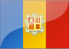 Flagge von Andorra